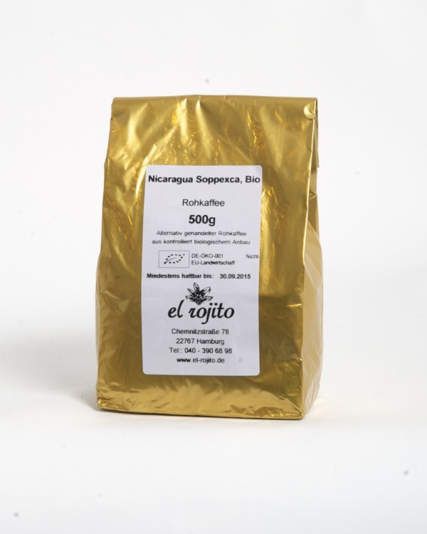 Produktbild Rohkaffee Nicaragua Sopexxca 500 g
